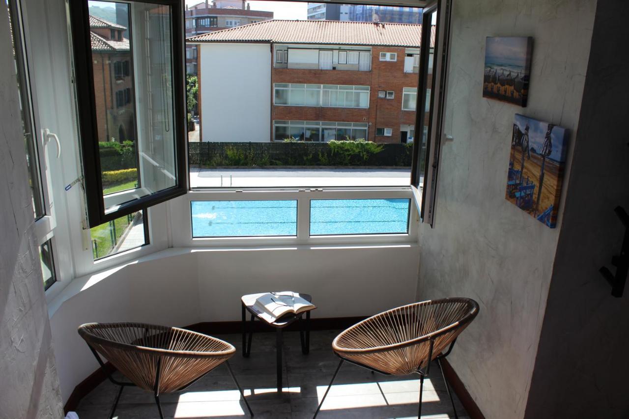 Apartamentos Zarautz Playa, Con Piscina Y Garaje Esterno foto