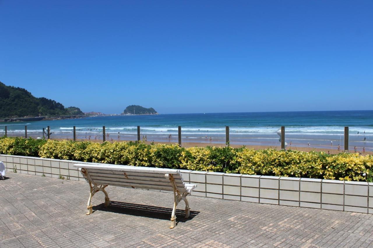 Apartamentos Zarautz Playa, Con Piscina Y Garaje Esterno foto