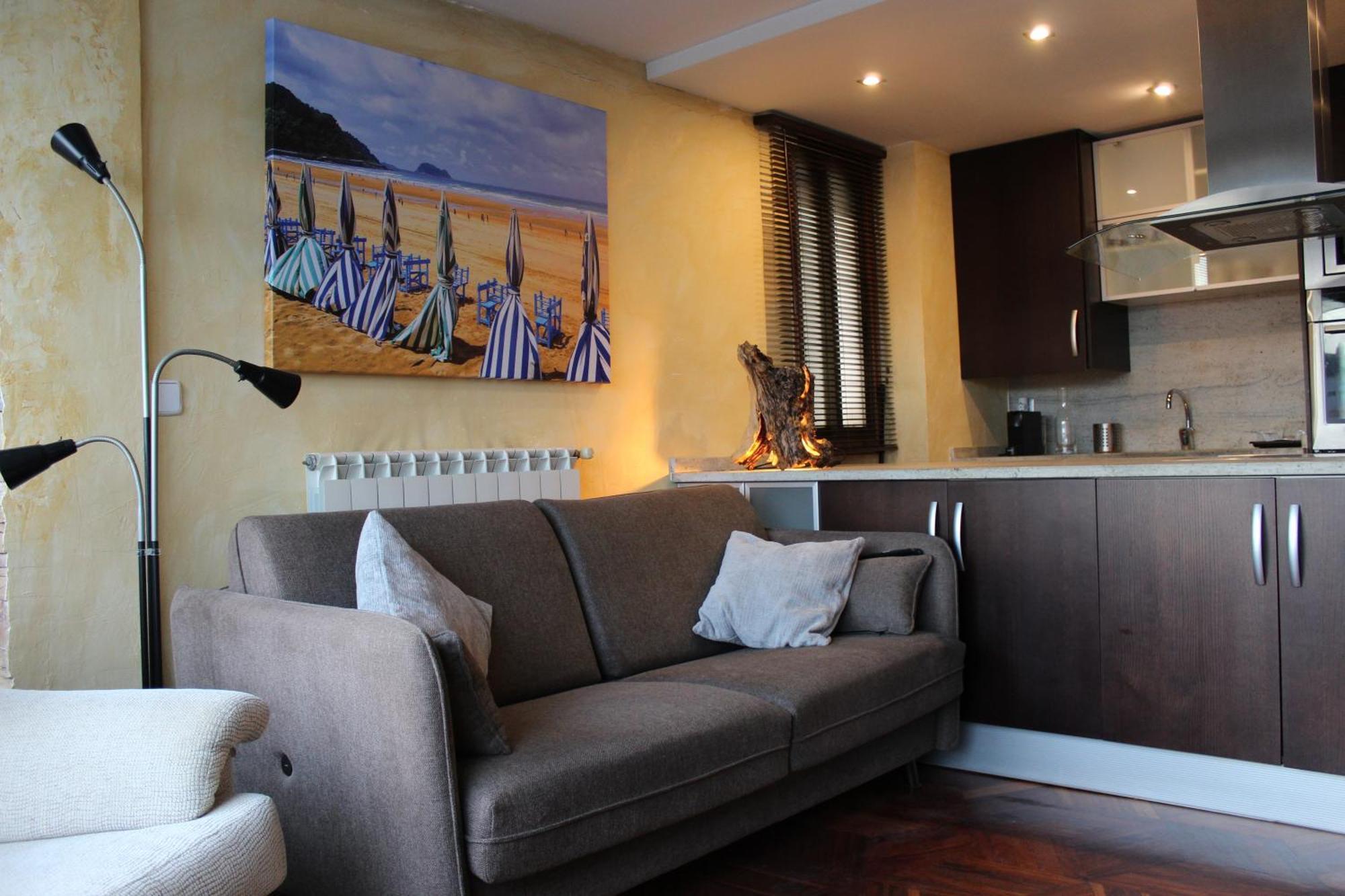 Apartamentos Zarautz Playa, Con Piscina Y Garaje Esterno foto