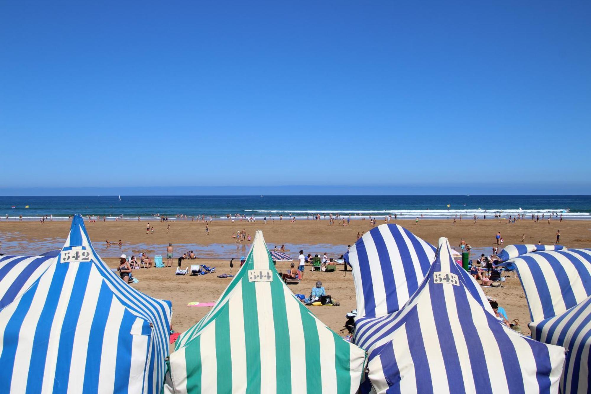Apartamentos Zarautz Playa, Con Piscina Y Garaje Esterno foto
